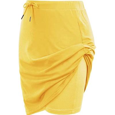 China Summer Running Lightweight High Quality Sexy Tennis Shorts With Pocket Plus Size 3xl Women Mini Tracksuits Yoga Skirt for sale