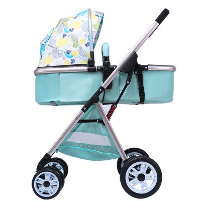 China 2020 Multifunctional Purpose Wholesale Rotate Folding Baby Stroller 3 in 1 Baby Pram Luxury Stroller with Baby Carrier for sale