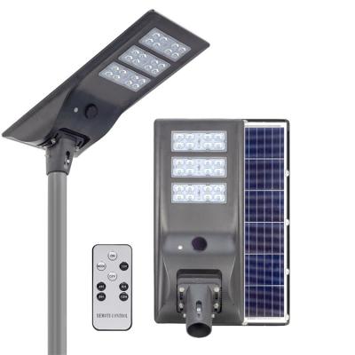 China 60W 120W 180W Street Integrated High Lumen Solar Outdoor Smd Light Led Solar Street Light for sale