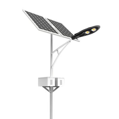 China 30W 60W 100W 120W 150W Chip Road Flood Led Street Light Solar Panel Street Light On Batteries for sale