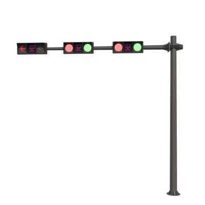 China Chinese Football Field Supplier Galvanized Road Column Light Traffic Lights Sign Pole for sale