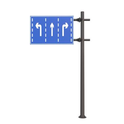 China Football Field Factory Direct Sale Control Double Arm Lamp Smart Traffic Light Strip Pole for sale