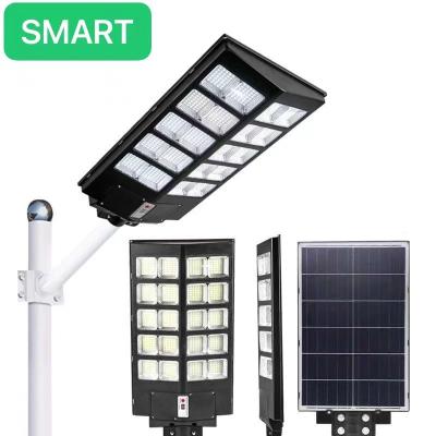 China Waterproof Ip67 Solar Lead ABS 50W 100W 300W 400W Outdoor Sports Stadiums Falcon Street Light Motion Sensor All In One Led Solar Street Light for sale