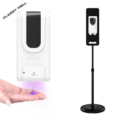 China Foam Soap Dispenser Stand Up Touchless Automatic Foam Soap Gel Dispenser Standing Up Automatic Hand Sanitizer Dispenser for sale