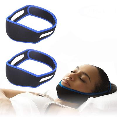 China Hot Selling Neoprene Anti Snoring Belt Anti Snoring Chinstrap New Hot Easy Triangle Neoprene for sale