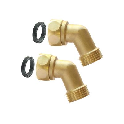 China Copper Brass Pipe Elbow Connector With Nickel And Chrome Plated Surface Treatment for sale