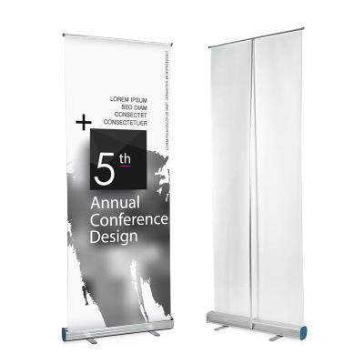 China Retractable Portable Advertising Equipment Other Trade Show Equipment Other Trade Show Roll Vinyl Retractable Banner Stand With Print for sale