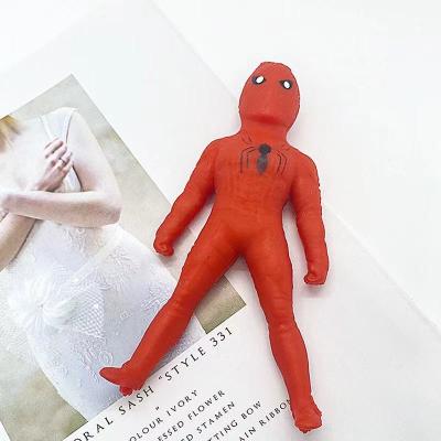 China New TPR Compression Music Toy Decompression Tricky Slow Red Spiderman Bound Driven for sale