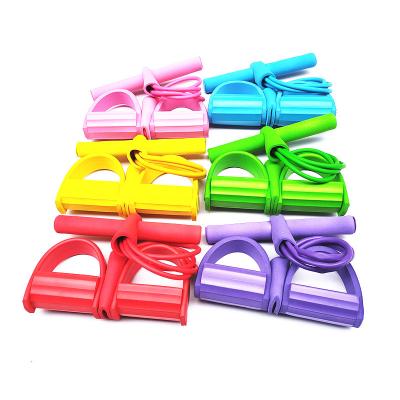 China Cheap workout factory unsex home fitness equipment resistance bands 2/4 ropes exercise chest pedal pull rope for indoor exercise for sale