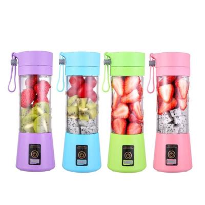 China Hot Selling Portable Car G15 380ml 6 Blades USB Smoothie Maker Household r Blender Rechargeable Blender r Blender for sale