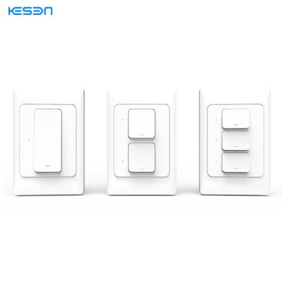 China ABS+PC OEM and ODM and Google Factory Compatible AU 1/2/3Gang Zigbee Wall Alexa Home Standard Switch for sale