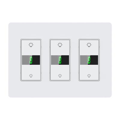 China Intelligent 1/2/3 Movable Remote Control Smart Band Dimmer Switch ESP266 Dimmer Lamp Dimmer Smart Band Dimmer Smart Switch for sale