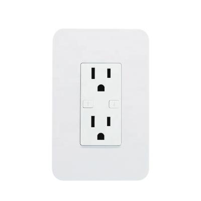 China Residential/Multi-Purpose Smart WiFi Socket Phone App Control With Smart Plug Cheap Smart wifi Timer Wall Outlets Outlet for sale