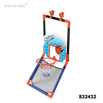 China Environmental Friendly 2 In 1 Door Basketball Hanging Plastic Toys Stand For Kids for sale