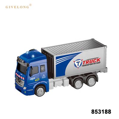 China Simulation Model Pull Back Toys 1/43 Diecast Truck With Lights & Music for sale