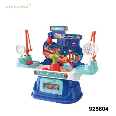 China Environmental friendly educational game table plastic happy fishing toy for kids for sale