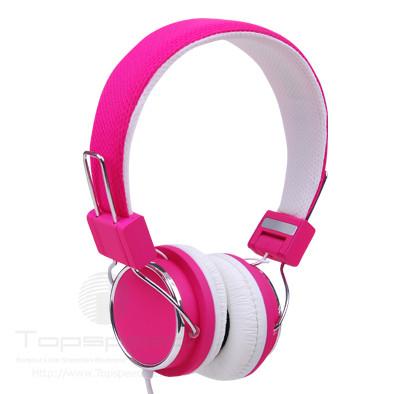 China White Wired Personalized DJ Headphones , Computer Stereo Headphones for sale