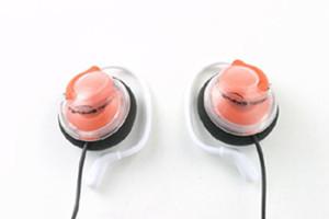 China Pink Earhook Headphones / Earbuds / Earphones / Earpieces For PC for sale