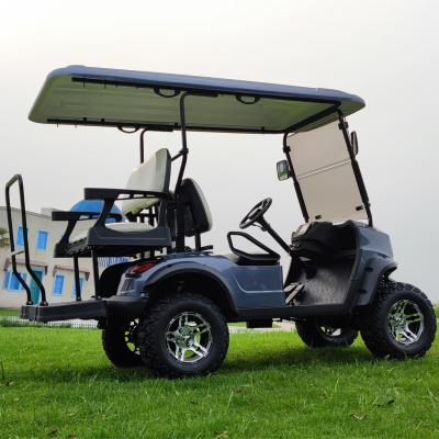 China Custom 2+2 Seater Long Life Lithium Battery Classic Car Model 23X10.5 -10 Tubeless Reliable Golf Cart for sale