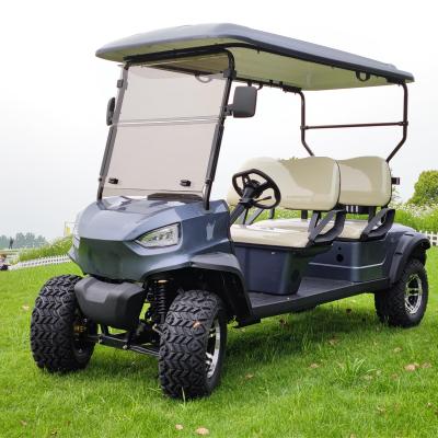 China Quality Assurance Supply 4 Seats Car Golf Cart Black Electric Hunting Lamp Model E 23X10.5 -10 Tubeless for sale