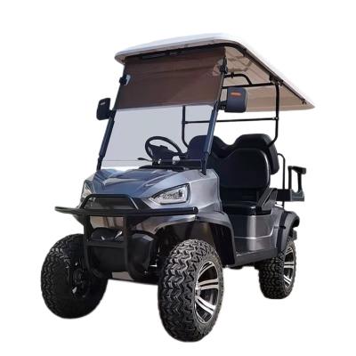 China Witao CE New 2023 Style Lifted Green 6 Passenger Factory Direct Electric Golf Carts 12x7 Aluminum Rim & Tire 23.5*10.5-12 for sale