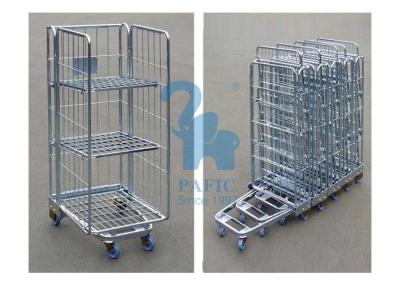 China Steel Security Cage Storage Locker , Inventory Mobile Security Cage With Nylon Wheels for sale