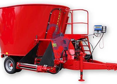 China Large Livestock Feed Mixers , Upright Feed Grinders And Mixers With Loading Shovel for sale