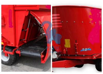 China Red Color Animal Feed Mill Mixer Feeder Wagons For Sheep Stations Standard Type for sale