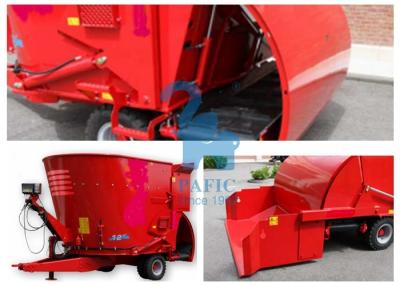 China Heavy Duty Vertical Feed Mixer Forage Wagon With Loading Scoop for sale