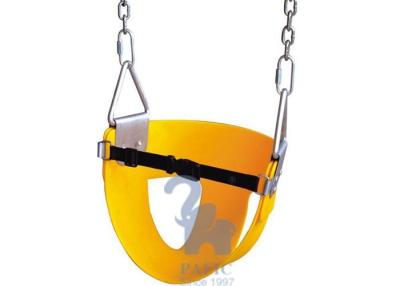 China Environmental Yellow Infant / Toddler Bucket Swing 8.1