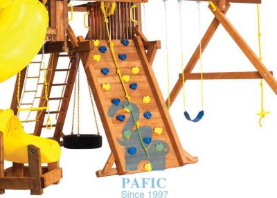 China Anti-UV Kids Outdoor Playsets , Plastic Holds for Climbing Wall with Metal Fastener Accessories for sale