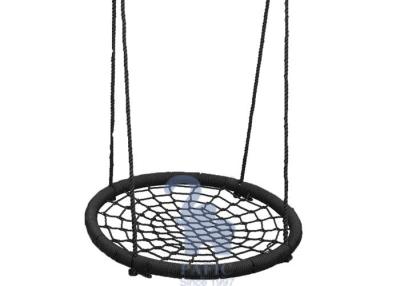 China 1000mm Diameter Round Web Swing / Kids Outdoor Tree Swing 3 Years Warranty for sale