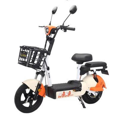 China free shipping steel 2023 electric scooter 14 inch classic design chinese electric bike cheap electric bicycle for sale