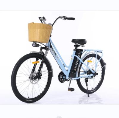 China Life 26 inch aluminum alloy 2023 e bike 36v 250w rear wheel disc brake mountain green electric bicycle electric bike for sale