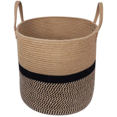 China KUYUE Amazon Viable Hot Sale Multifunctional Jute Basket Flower Basket Plant Basket, Hanging Basket for sale