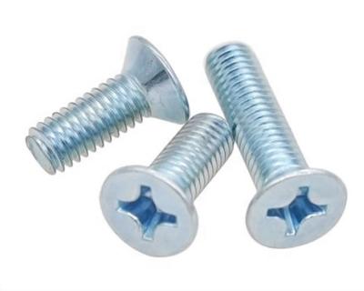 China General Industry Head Machine Bolt Cross Recessed Countersunk Head Screws With Galvanized for sale