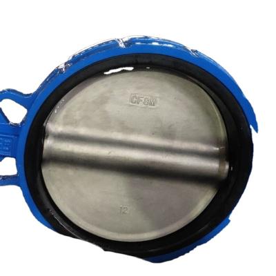 China General butterfly valve wafer type EN593 bicentric carbon steel stainless steel with pneumatic actuator mariposa valvulas for sale