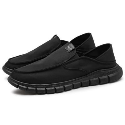 China Fashion trend spring and autumn men's fashion breathable large size men's leather shoes bean casual shoes for sale