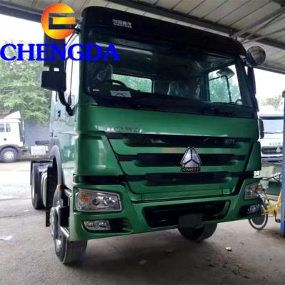 China Howo 371hp stock tractor truck 4*2 truck tractor for sale 6500*2500*3500 for sale