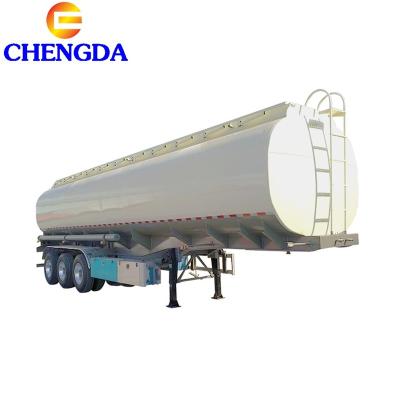 China Hotels 3axle 4axle 5000liters 45000liters Oil Tanker Fuel Tank Trailer Used Semi Trailer for sale