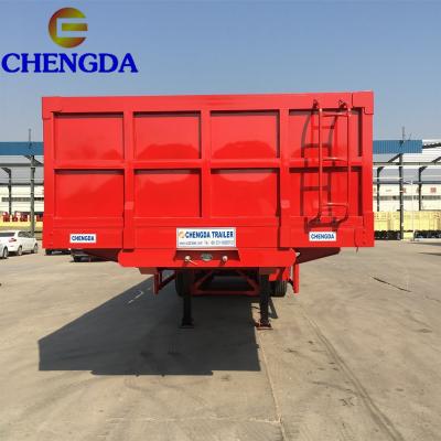 China Aluminum Alloy China Factory High Quality Heavy Duty 3 Axle Hydraulic Dump Semi Trailer for sale