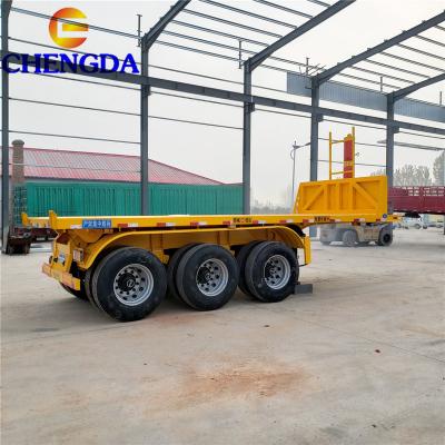 China New Truck Trailer Used 3 Axle Tipper Trailers Flatbed Dump Semi Trailer For Sale for sale