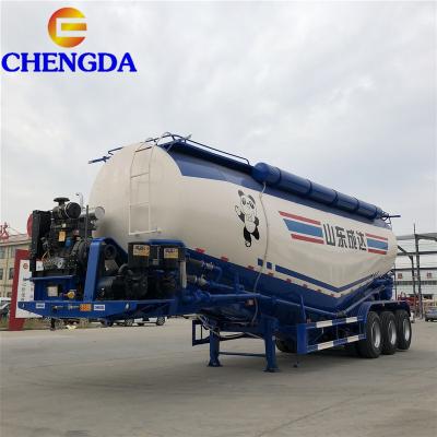 China Alxe 40CBM 45 CBM Cement Tanker Bulker Cement Tank Trailer 3 Truck Dry Bulk Semi Trailer For Sale for sale