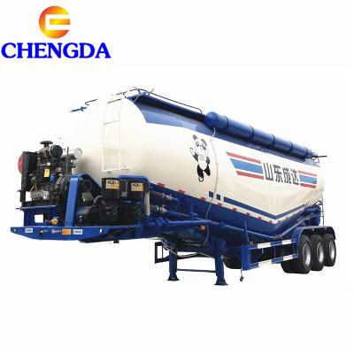 China Truck trailer cimc cement tank semi trailer bulk cement trailer tanker semi trailer for sale for sale