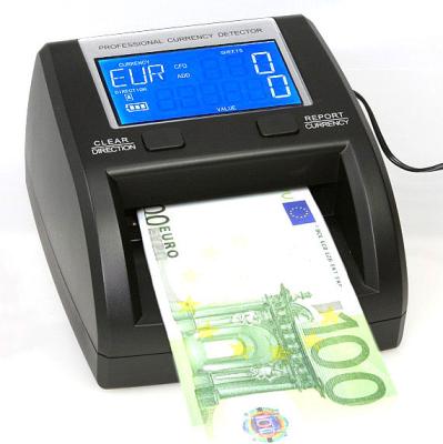 China Automatic Currency Money Detctor with LCD Screen of USD,EURO for sale