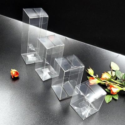 China High Quality Recyclable Clear Customize Plastic Pet PVC PP Folding Box Plastic Packaging Box With Printing for sale