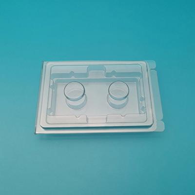 China Factory Custom Clam Shell Clamshell Electronic Clear Hard Plastic Double Box Blister Packing for sale