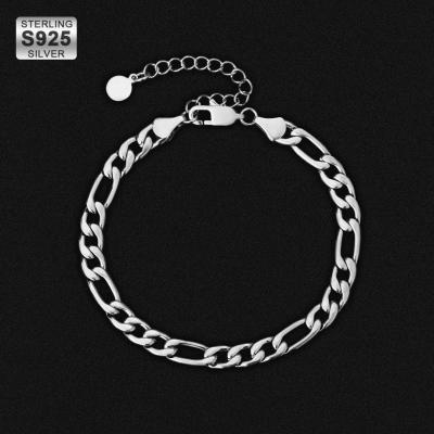 China KRKC 925 Sterling Silver Anklet Women's Long Color Keeping Sterling Silver Ankle Bracelet Jewelry Anklet Chain For Women for sale