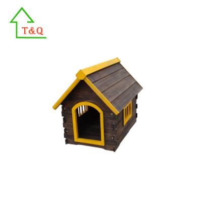 China Large Pet House Sustainable Wooden Rabbit Cage Outdoor Dog Kennel for sale