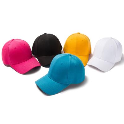 China COMMON High Quality Plain Solid Unisex Hat Baseball Cap Outdoor Sports Adjustable Casual 100% Cotton Hat for sale